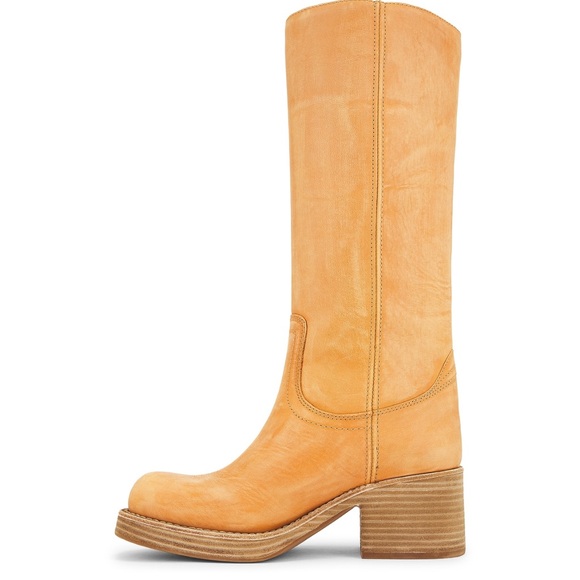 Jeffrey Campbell Tan Heeled Boots - Picture 1 of 15